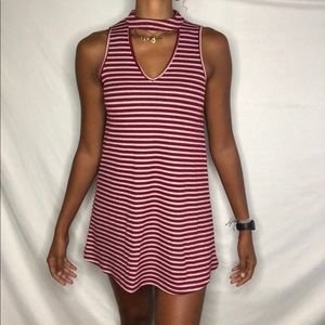 3/$15 Love Ari striped sleeveless mini dress M